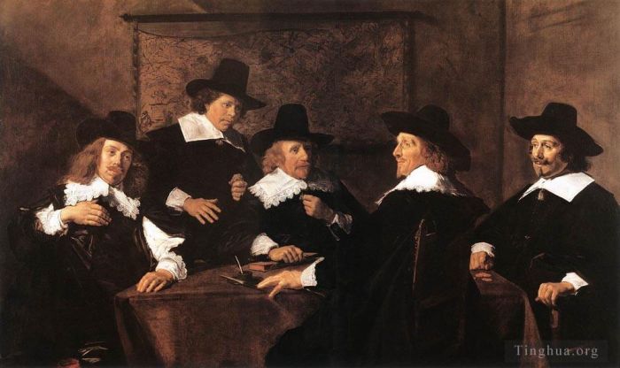Frans Hals Peinture à l'huile - Régents de l'hôpital St Elizabeth de Haarlem