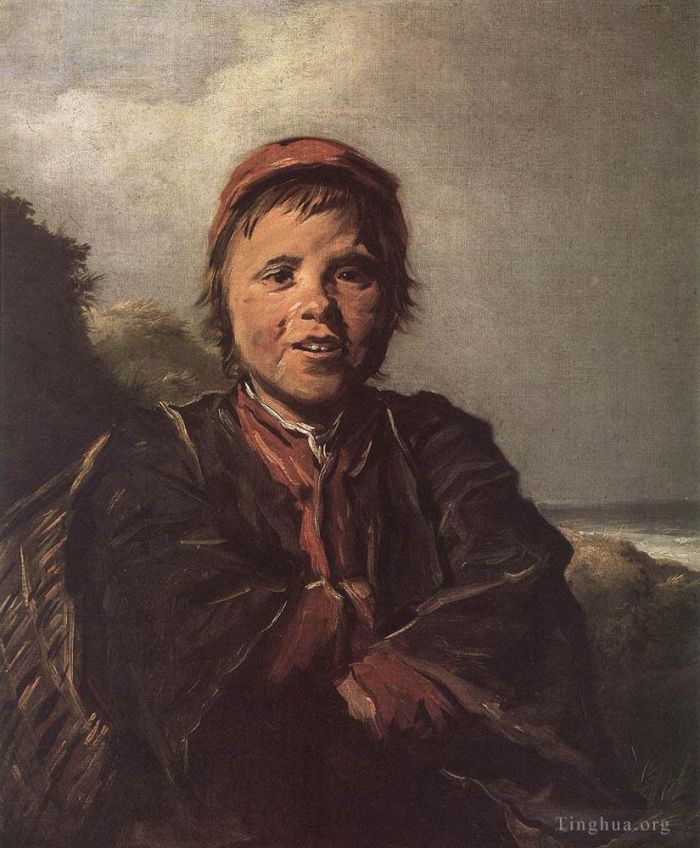 Frans Hals Peinture à l'huile - Le garçon pêcheur