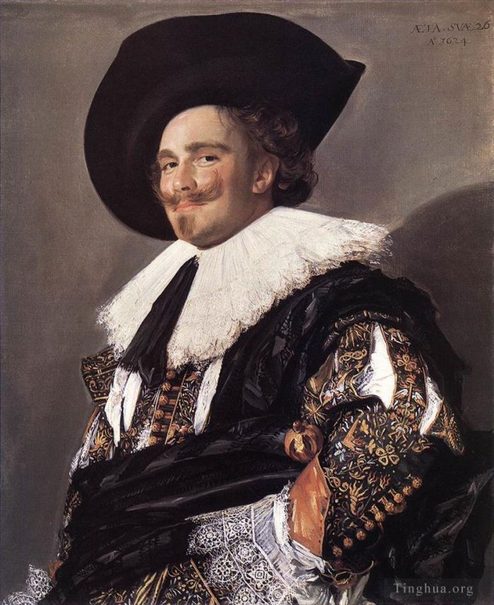 Frans Hals Peinture à l'huile - Le cavalier qui rit