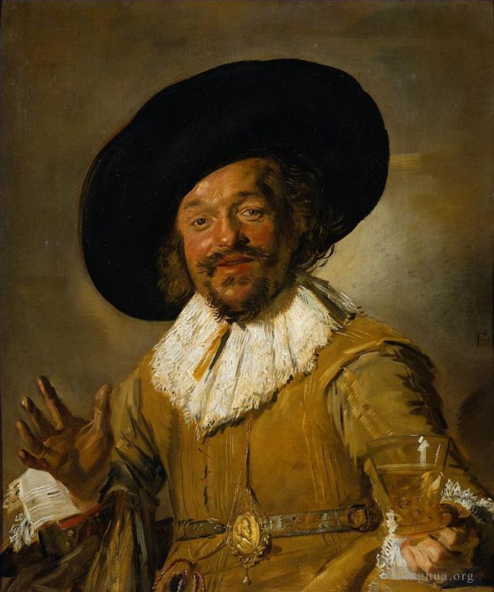 Frans Hals Peinture à l'huile - Le joyeux buveur