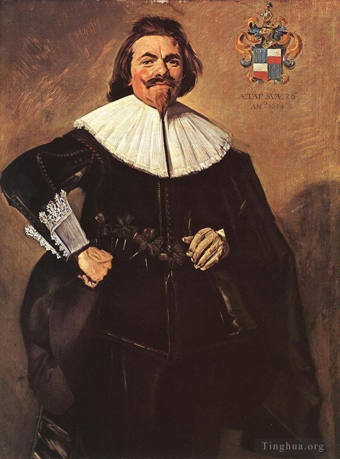 Frans Hals Peinture à l'huile - Tieleman Homme-Coq