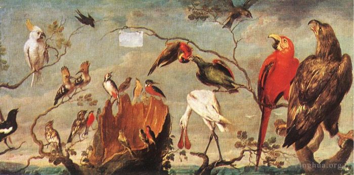 Frans Snyders Peinture à l'huile - Concert d'oiseaux