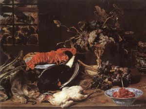 Frans Snyders œuvres - Nature morte au crabe et aux fruits