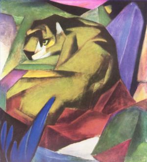 Franz Marc œuvres - tigre