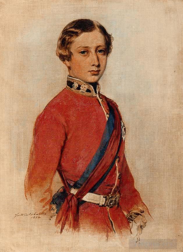Franz Xaver Winterhalter Peinture à l'huile - Albert Édouard Prince de Galles 1859