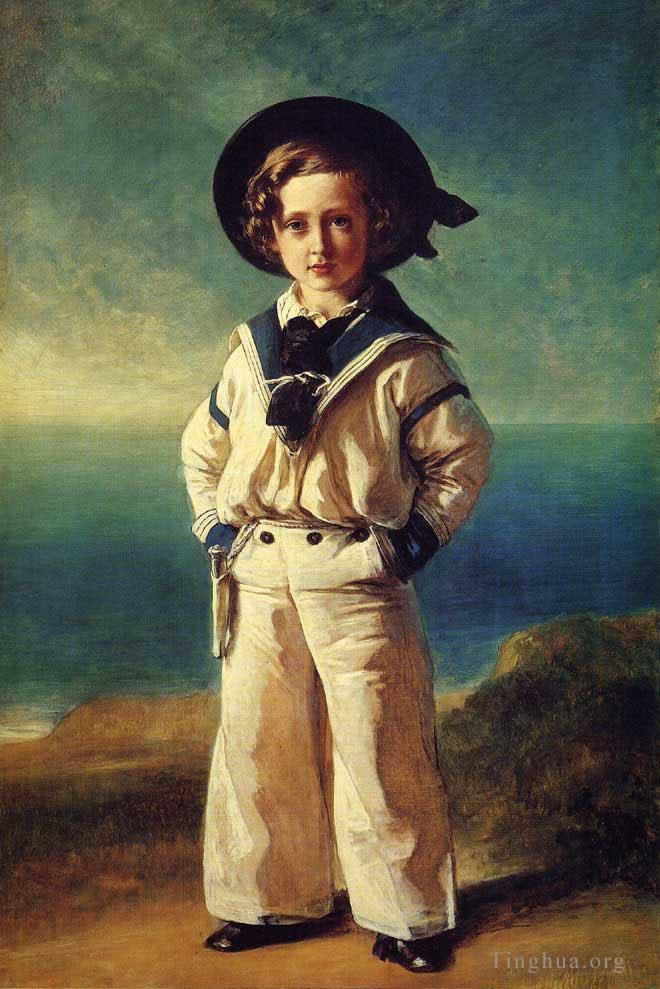 Franz Xaver Winterhalter Peinture à l'huile - Albert Édouard Prince de Galles