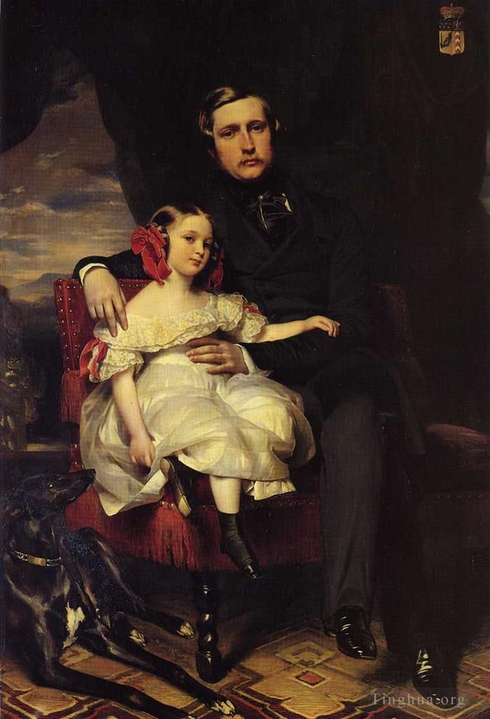 Franz Xaver Winterhalter Peinture à l'huile - Napoléon Alexandre Louis Joseph Berthier