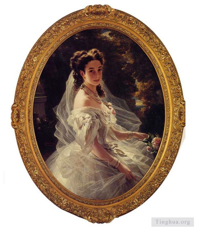 Franz Xaver Winterhalter Peinture à l'huile - Pauline Sandor Princesse Metternich