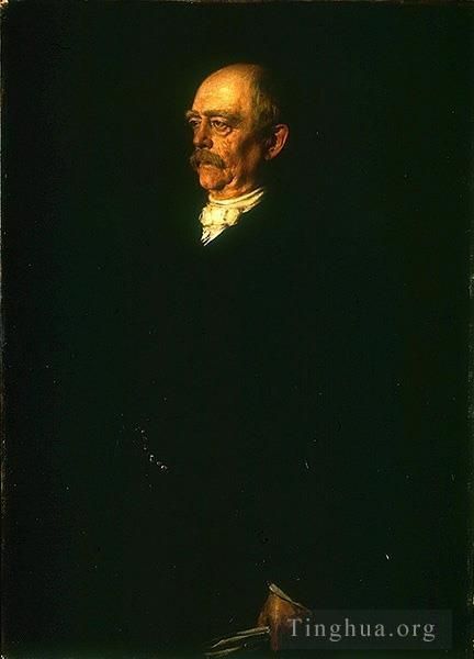 Franz von Lenbach Peinture à l'huile - Portrait d'Otto von Bismarck