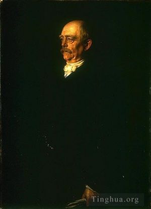 Franz von Lenbach œuvres - Portrait d'Otto von Bismarck