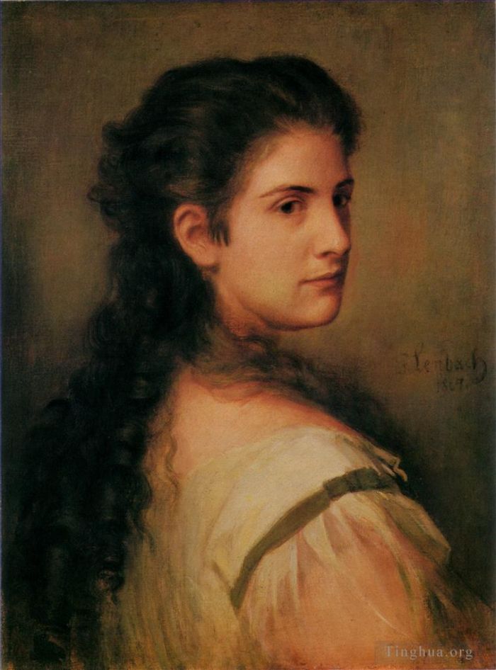 Franz von Lenbach Peinture à l'huile - Anne Schubart