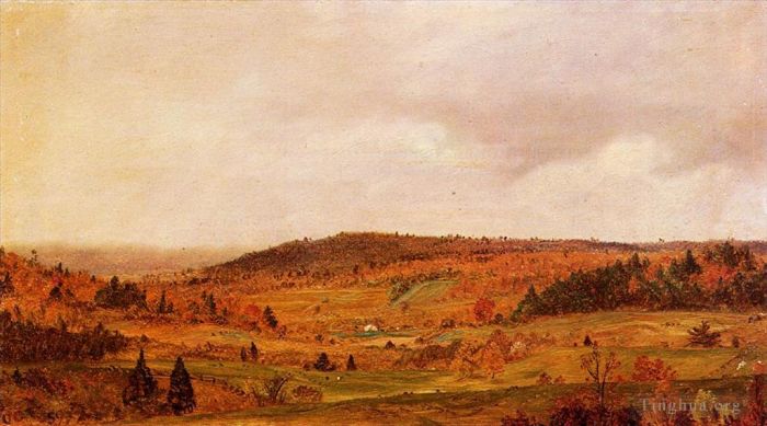 Frederic Edwin Church Peinture à l'huile - Douche d'automne