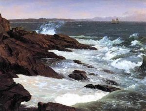 Frederic Edwin Church œuvres - Brouillard au large du Mont Désert