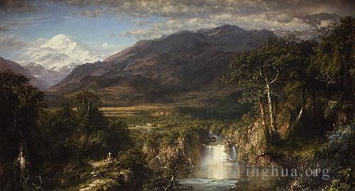 Frederic Edwin Church Peinture à l'huile - Coeur des Andes