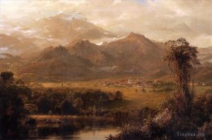 Frederic Edwin Church œuvres - Montagnes de l'Équateur alias Un matin tropical