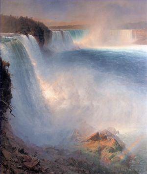 Frederic Edwin Church œuvres - Les chutes du Niagara du côté américain