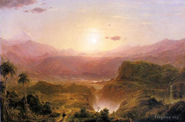 Frederic Edwin Church Peinture à l'huile - Les Andes de l'Équateur