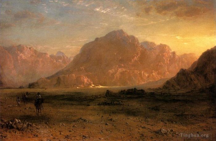 Frederic Edwin Church Peinture à l'huile - Le désert d'Arabie