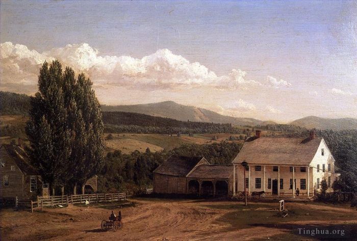 Frederic Edwin Church Peinture à l'huile - Voir à Pittsford Vermont