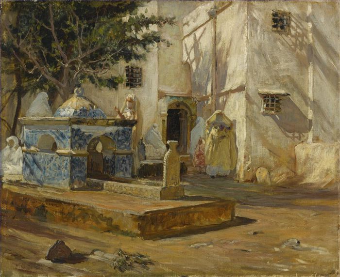 Frederick Arthur Bridgman Peinture à l'huile - ALGER MAREH