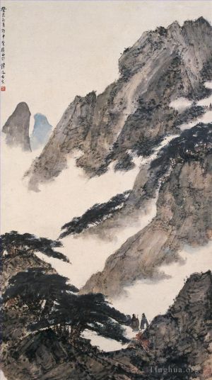 Fu Baoshi œuvres - 03 Paysage chinois