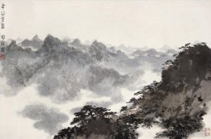 Fu Baoshi œuvres - 22 Paysage chinois