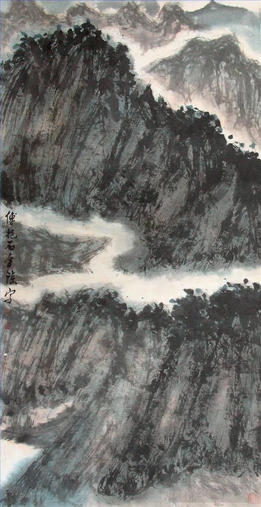 Fu Baoshi Art Chinois - 42 Paysage chinois