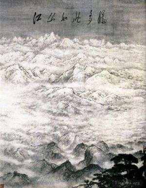 Fu Baoshi œuvres - 46 Paysage chinois