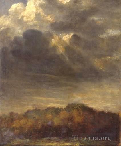 George Frederic Watts Peinture à l'huile - Étude des nuages
