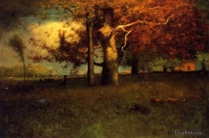 George Inness Peinture à l'huile - Début de l'automne Montclair