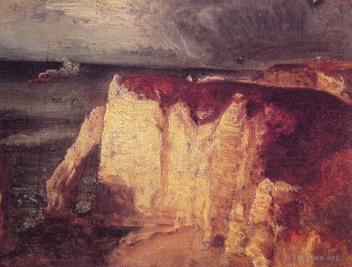 George Inness Peinture à l'huile - Étretat