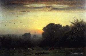George Inness œuvres - Matin