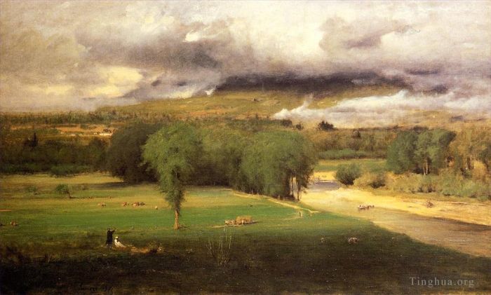 George Inness Peinture à l'huile - Sacco Ford Conway Meadows