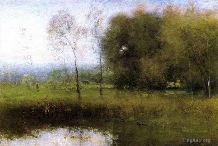 George Inness Peinture à l'huile - Summer Montclair alias New Jersey Landscape