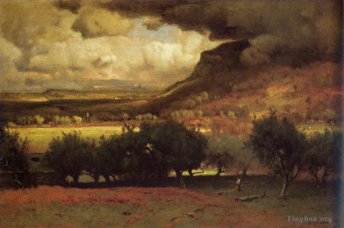 George Inness Peinture à l'huile - La tempête à venir 1878