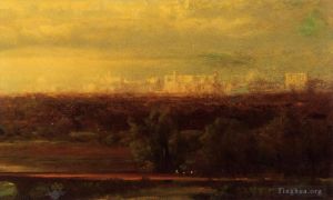 George Inness œuvres - Paysage visionnaire