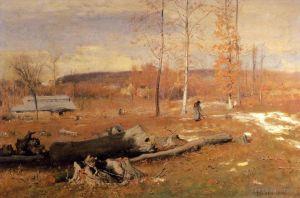 George Inness œuvres - Matin d'hiver Montclair