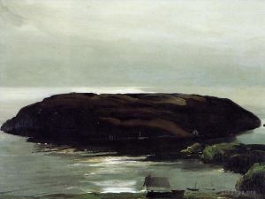 George Wesley Bellows œuvres - Une île dans la mer Paysage réaliste George Wesley Bellows