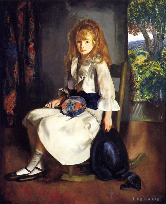 George Wesley Bellows Peinture à l'huile - Anne en blanc
