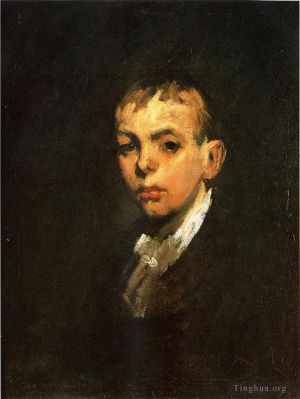 George Wesley Bellows œuvres - Tête d'un garçon alias Grey Boy