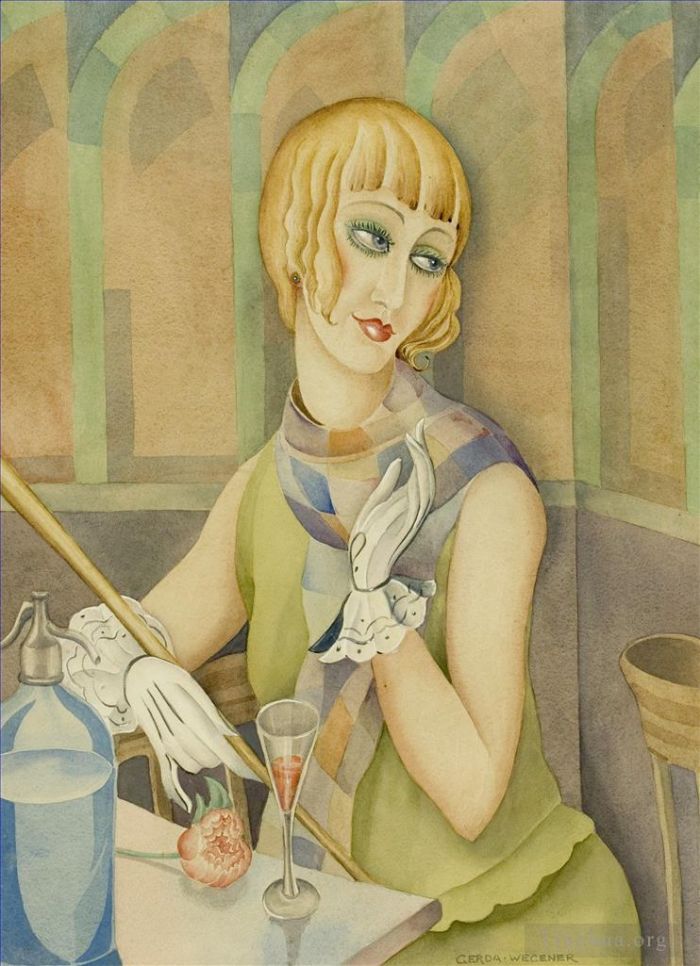 Gerda Wegener Peinture à l'huile - Fille danoise Lili Elbe