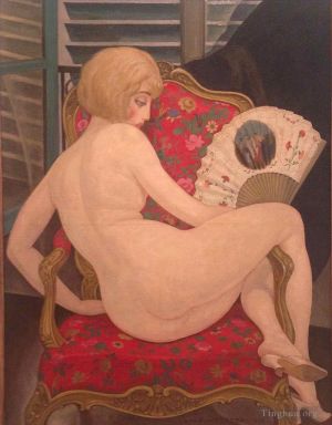 Gerda Wegener œuvres - Fille danoise Lili dans un fauteuil