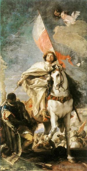 Giovanni Battista Tiepolo œuvres - Saint Jacques le Majeur à la conquête des Maures