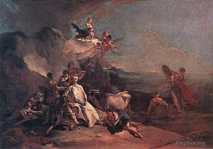Giovanni Battista Tiepolo œuvres - Le viol d'Europe