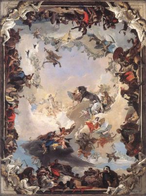 Giovanni Battista Tiepolo œuvres - Allégorie des planètes et des continents