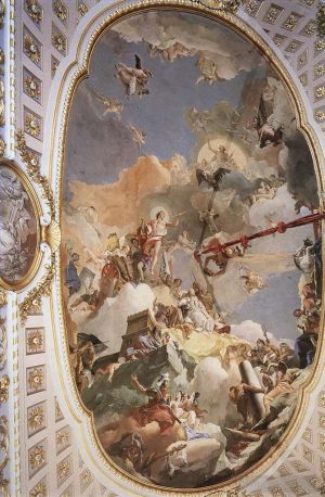 Giovanni Battista Tiepolo œuvres - Palacio Real L'apothéose de la monarchie espagnole
