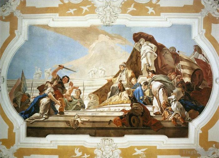 Giovanni Battista Tiepolo Types de peintures - Palais Patriarcal Le Jugement de Salomon