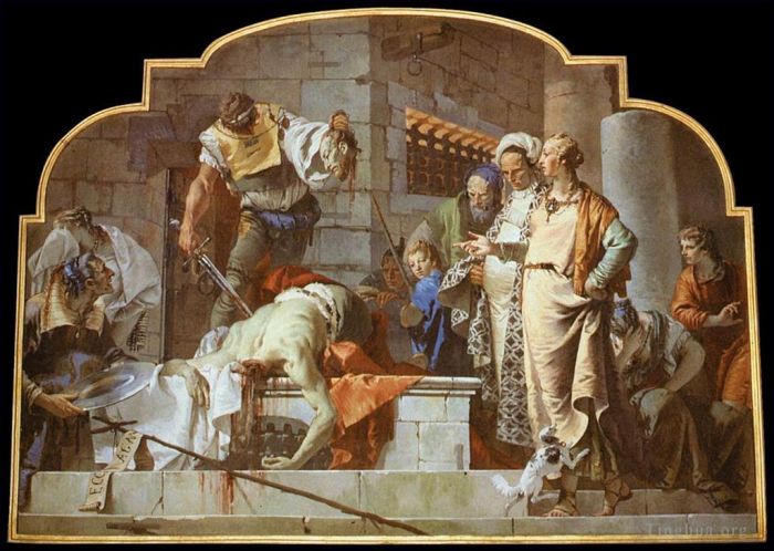 Giovanni Battista Tiepolo Types de peintures - La décapitation de Jean-Baptiste