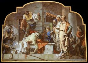 Giovanni Battista Tiepolo œuvres - La décapitation de Jean-Baptiste