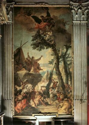 Giovanni Battista Tiepolo œuvres - Le rassemblement de la manne